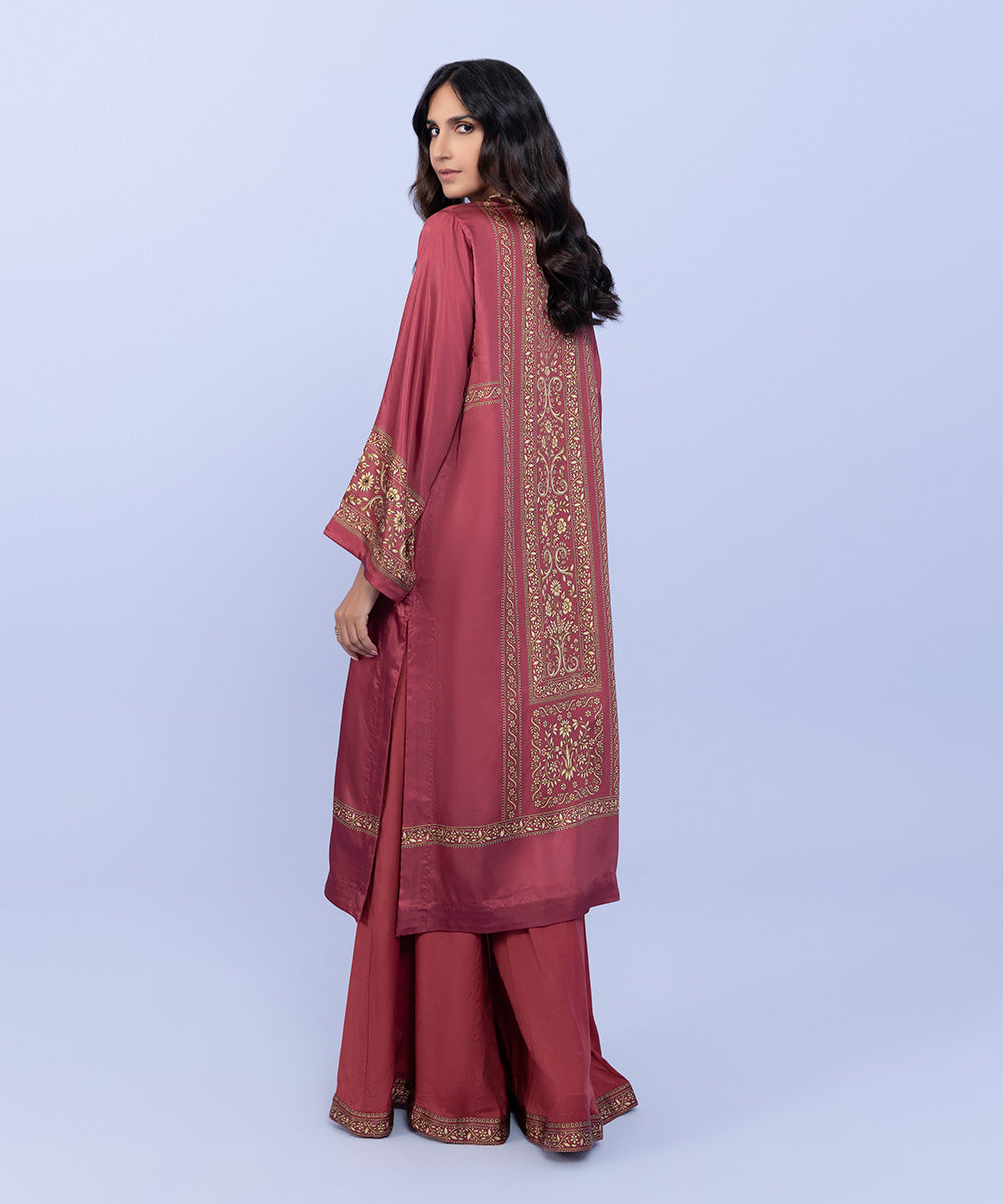 Sapphire - 2 Piece - Printed Silk Suit