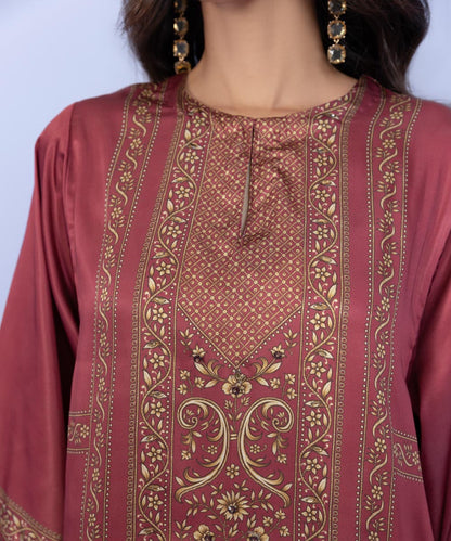 Sapphire - 2 Piece - Printed Silk Suit