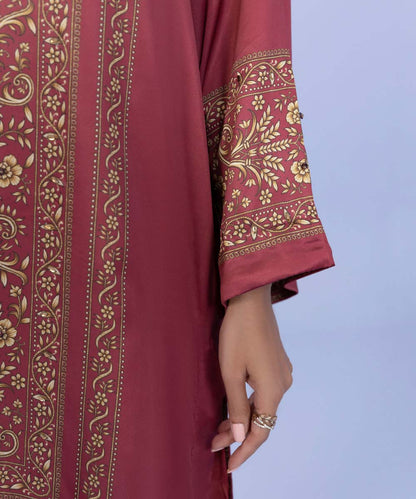 Sapphire - 2 Piece - Printed Silk Suit