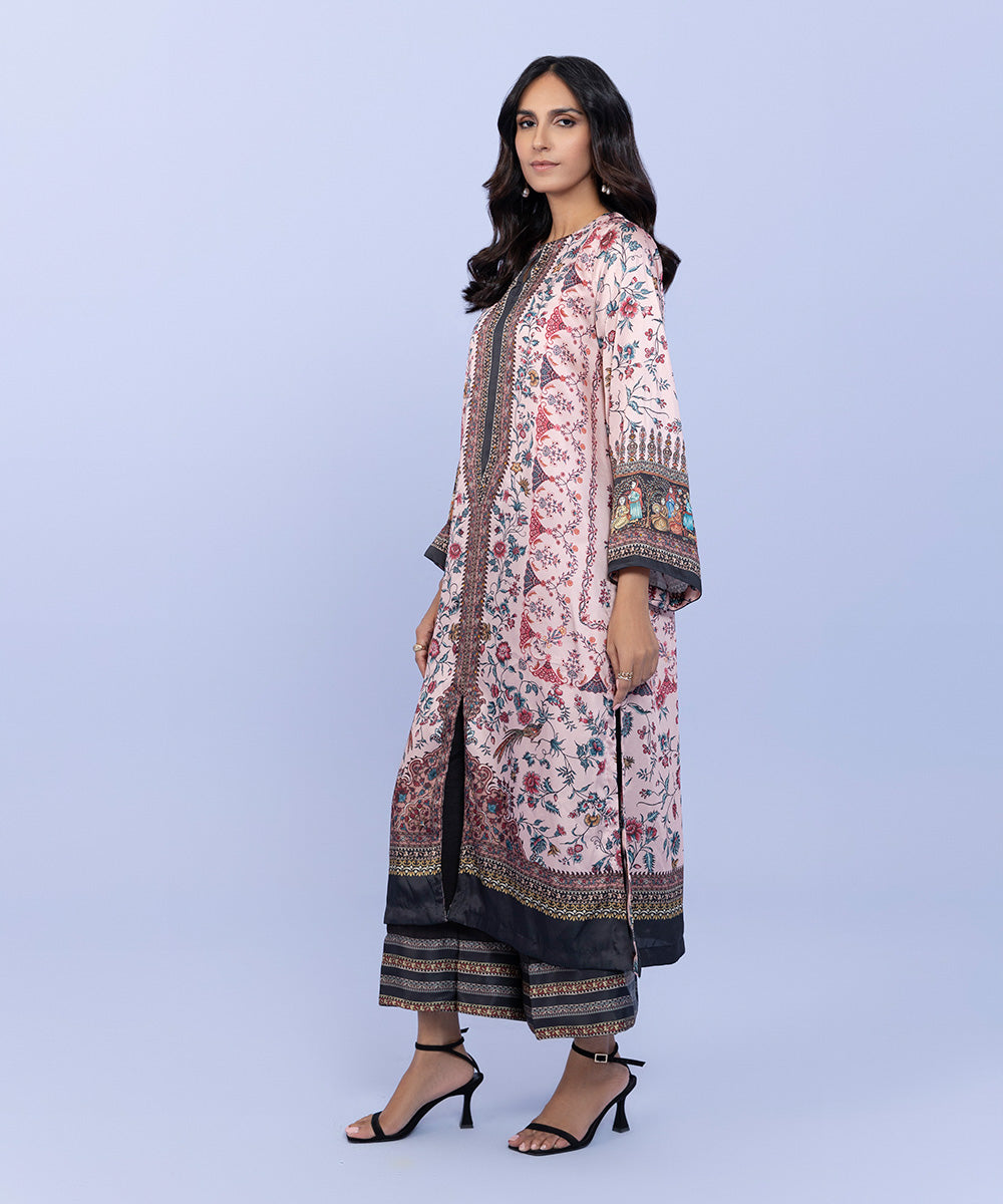 Sapphire - 2 Piece - Printed Silk Suit