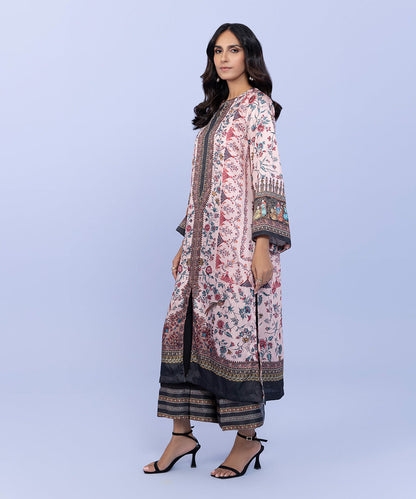 Sapphire - 2 Piece - Printed Silk Suit
