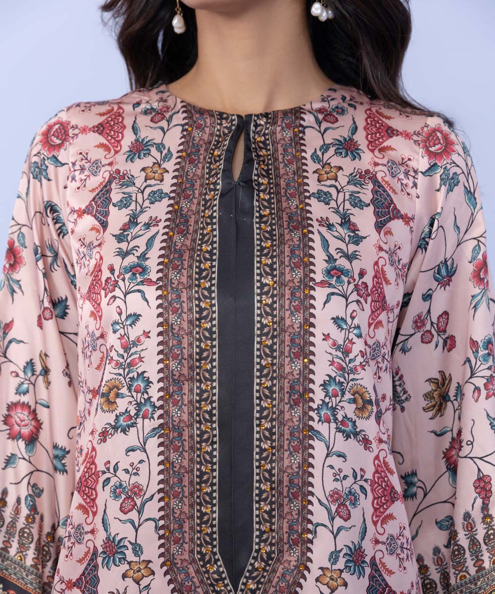 Sapphire - 2 Piece - Printed Silk Suit