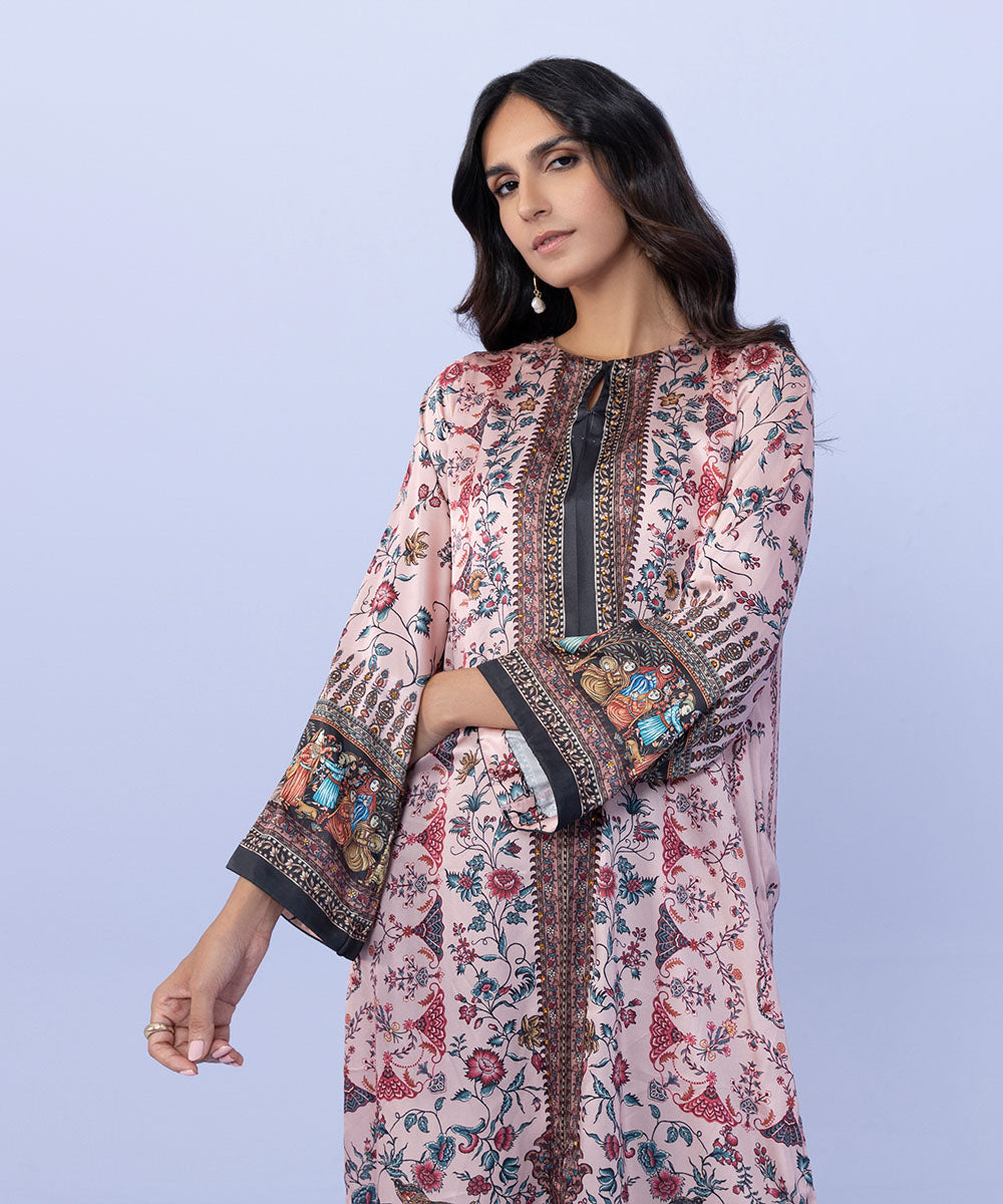 Sapphire - 2 Piece - Printed Silk Suit