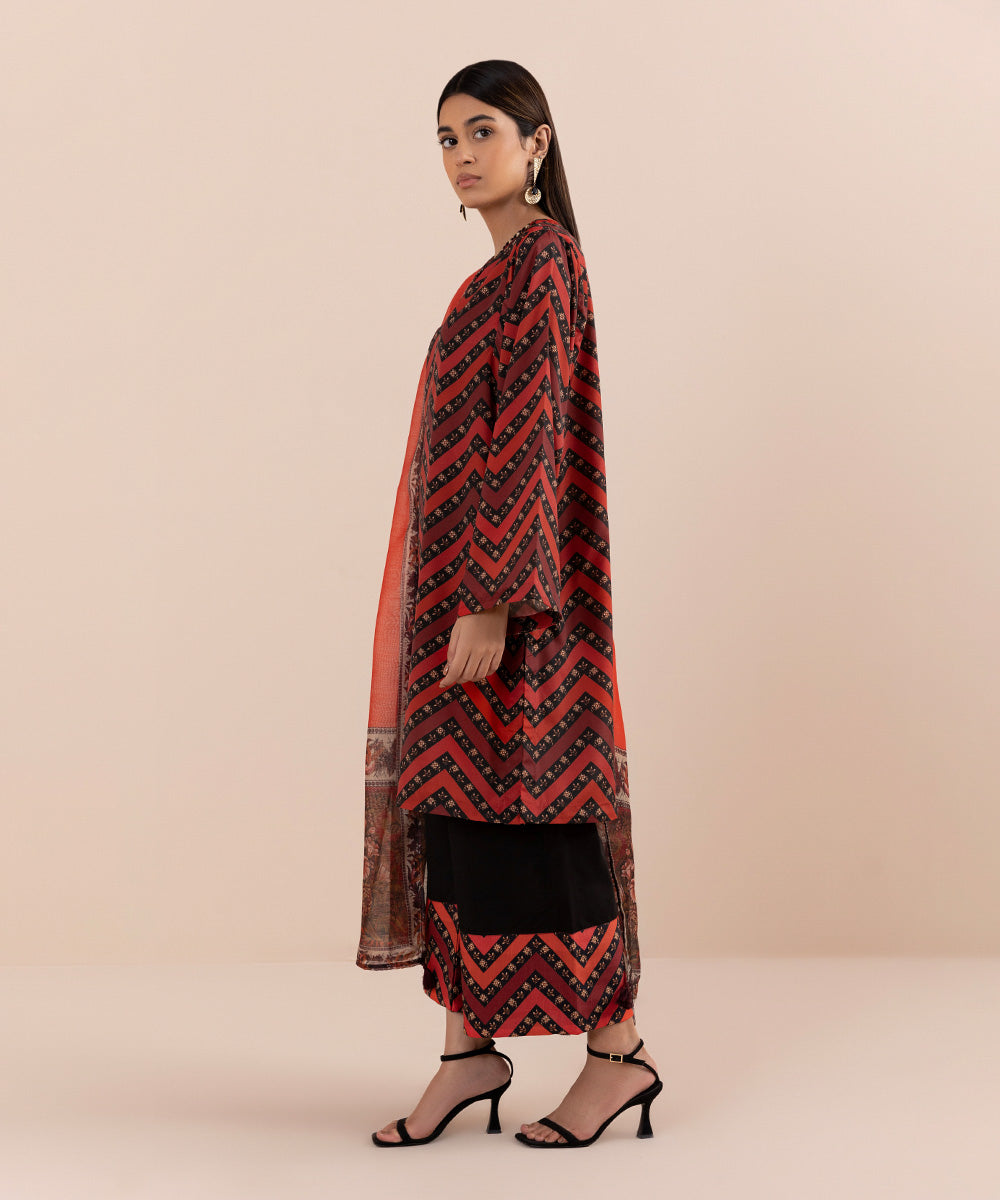 Sapphire - 3 Piece - Embellished Silk Suit