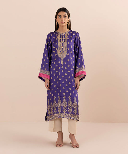 Sapphire - Printed Silk Shirt