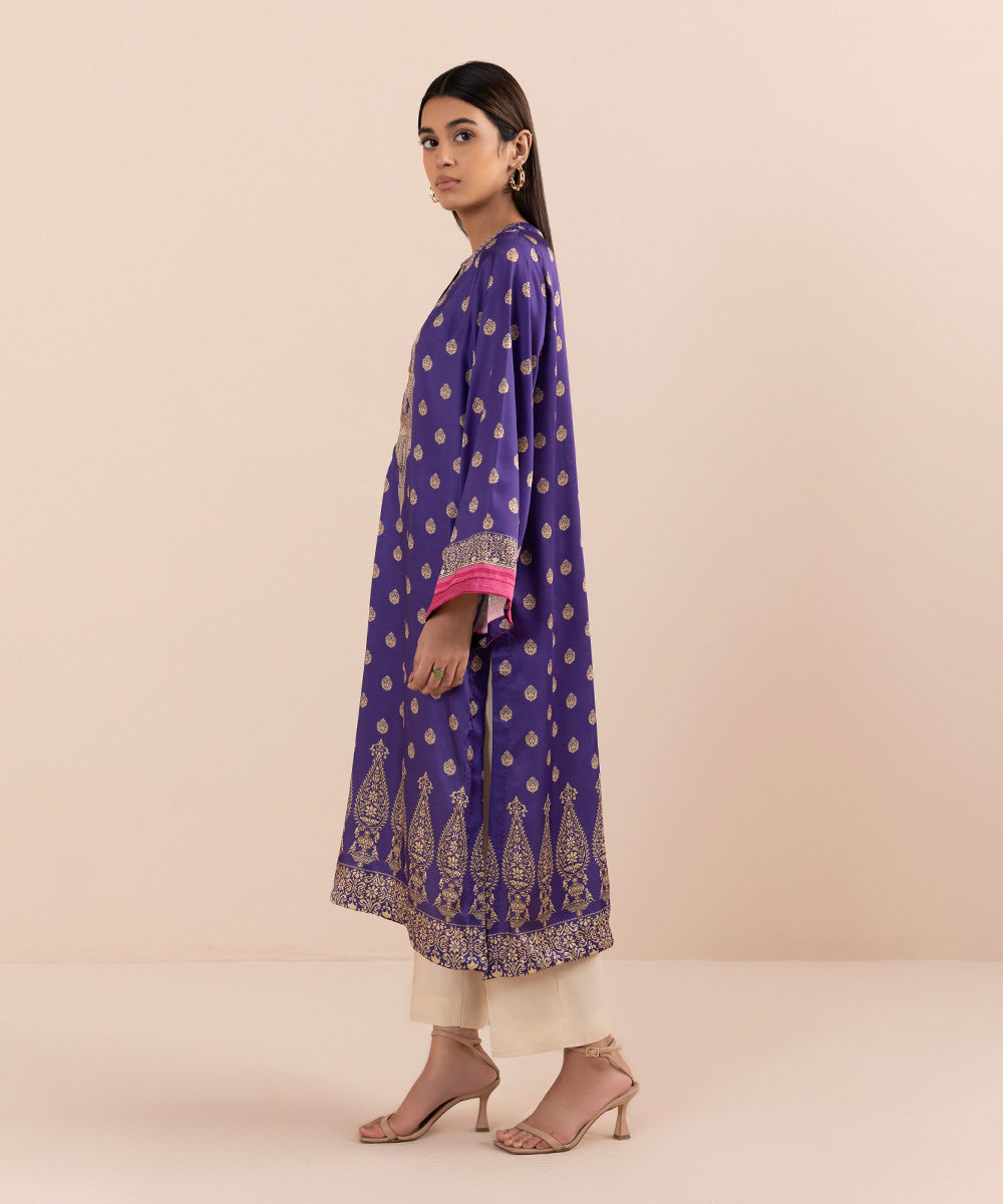 Sapphire - Printed Silk Shirt