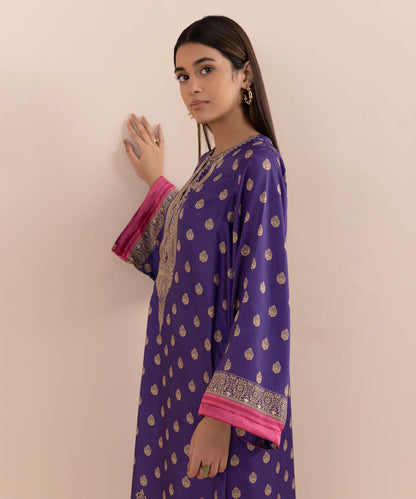 Sapphire - Printed Silk Shirt