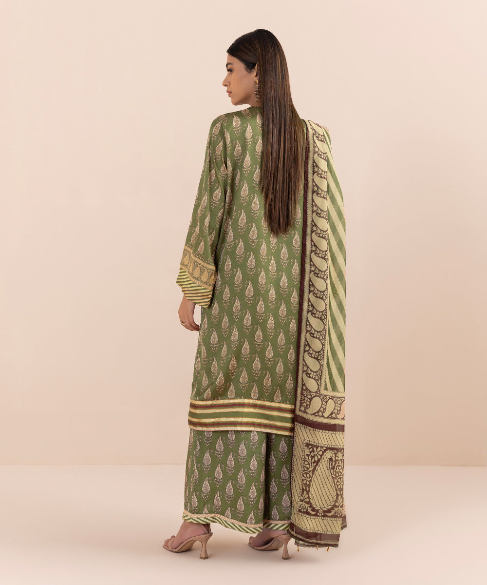 Sapphire - 3 Piece - Embellished Silk Suit