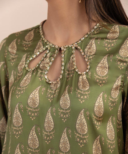 Sapphire - 3 Piece - Embellished Silk Suit