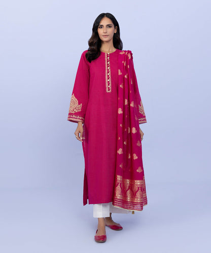 Sapphire - Dyed Jacquard Dupatta