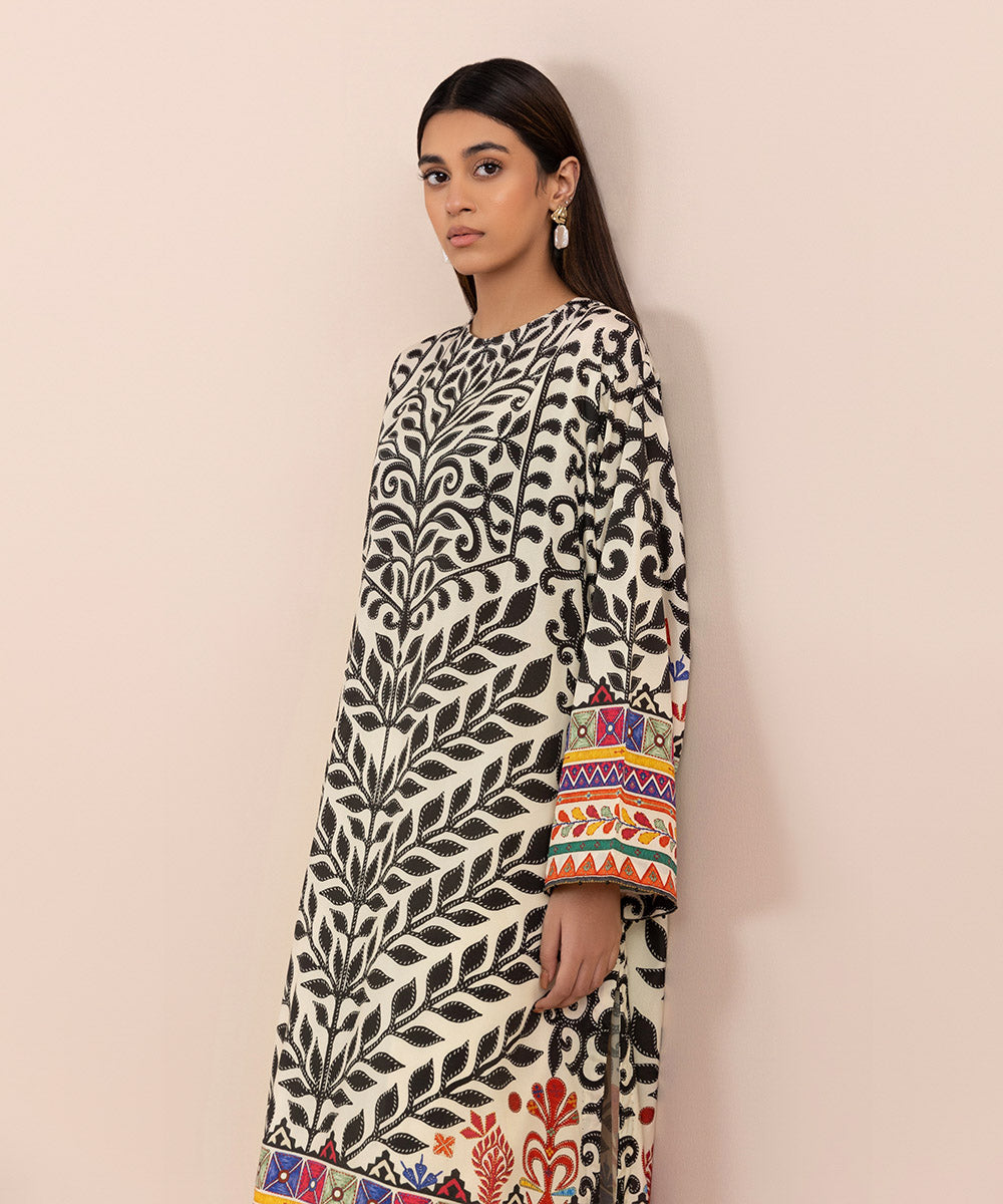 Sapphire - Printed Silk Shirt