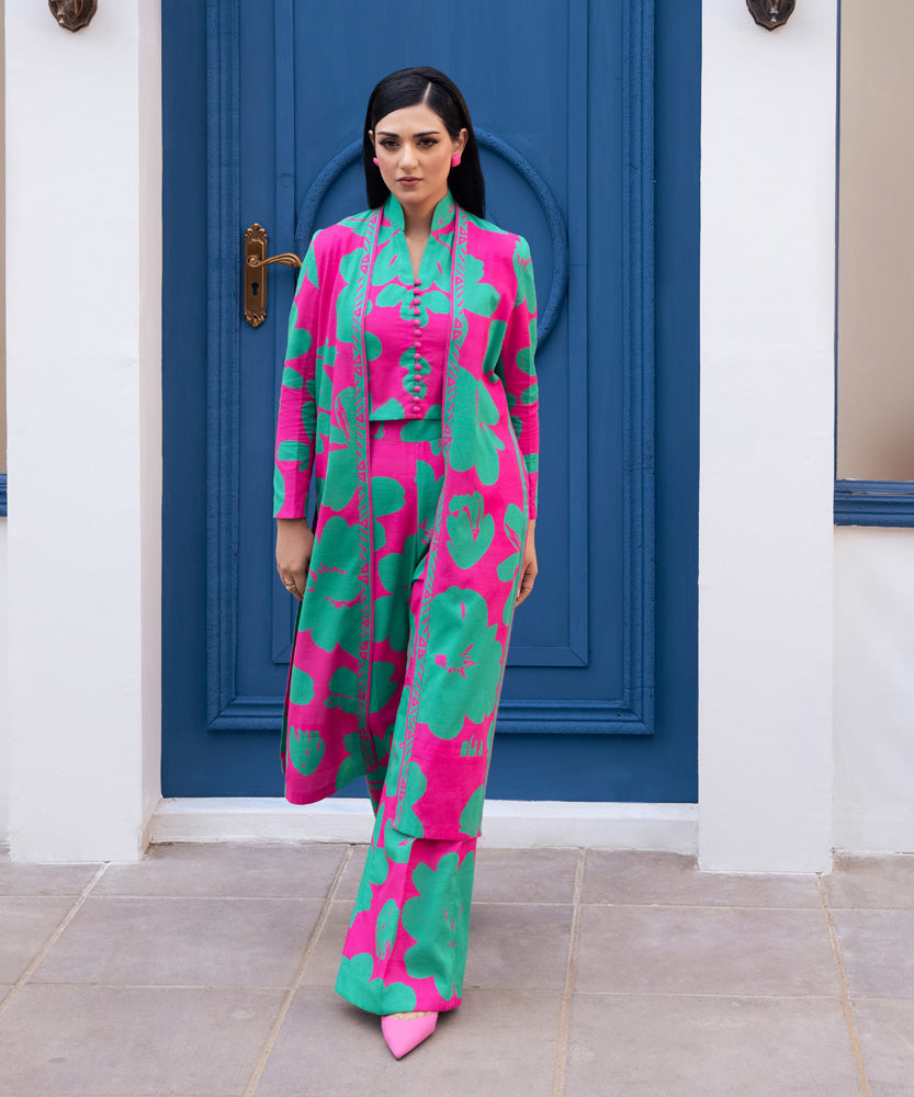 Sapphire - Printed Light Khaddar Shirt