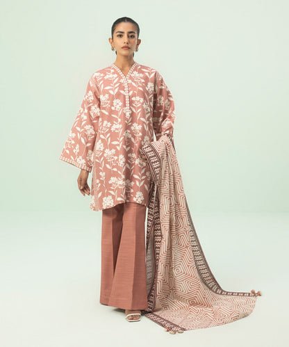 Sapphire - 2 Piece - Printed Khaddar Suit