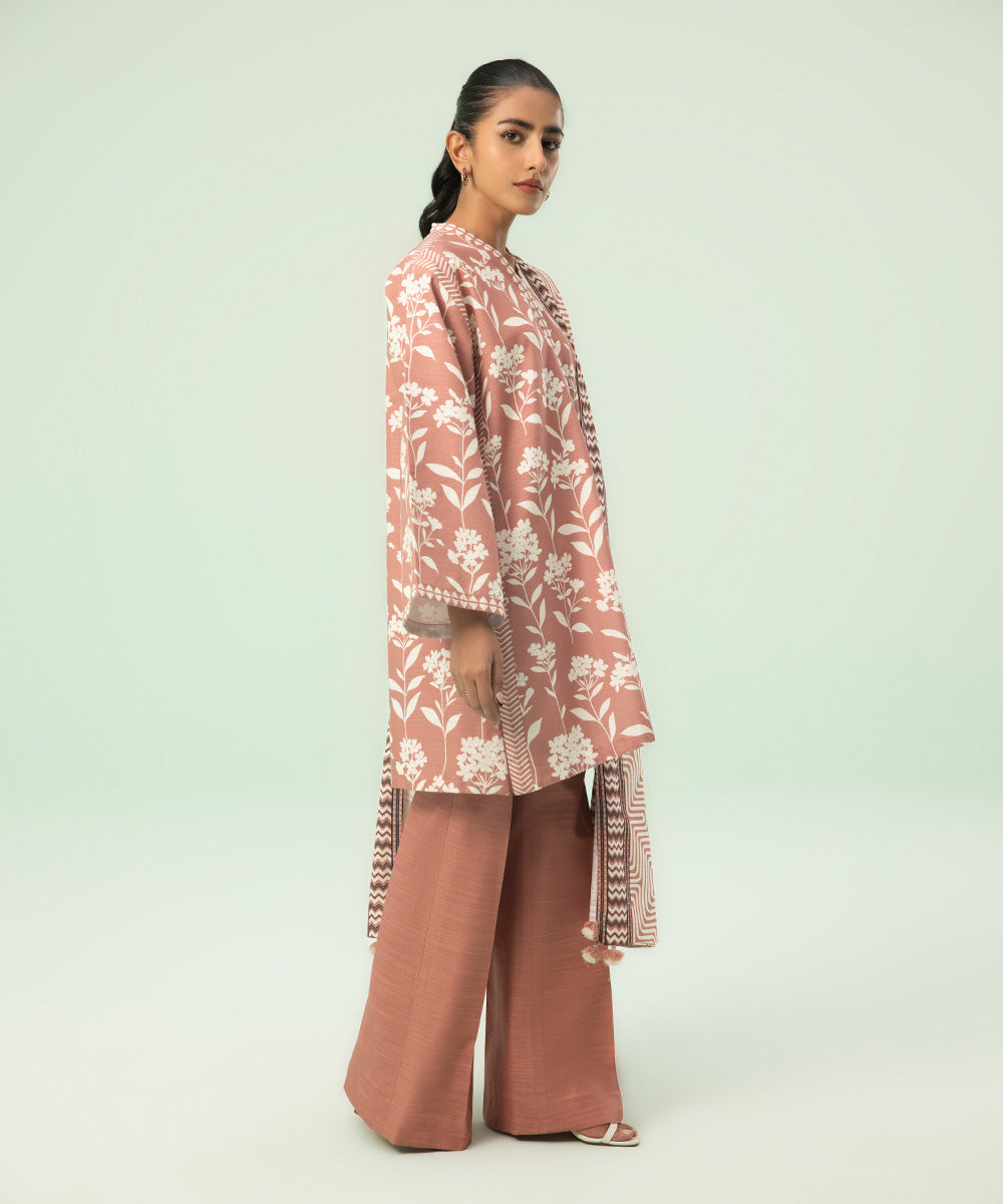 Sapphire - 2 Piece - Printed Khaddar Suit