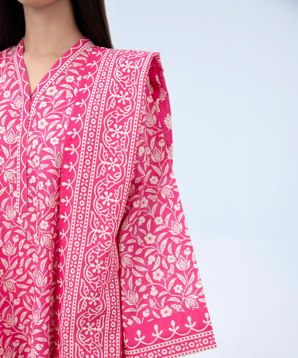 Sapphire - 2 Piece - Printed Khaddar Suit