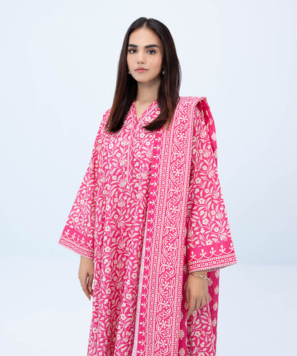 Sapphire - 2 Piece - Printed Khaddar Suit