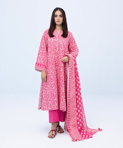 Sapphire - 2 Piece - Printed Khaddar Suit