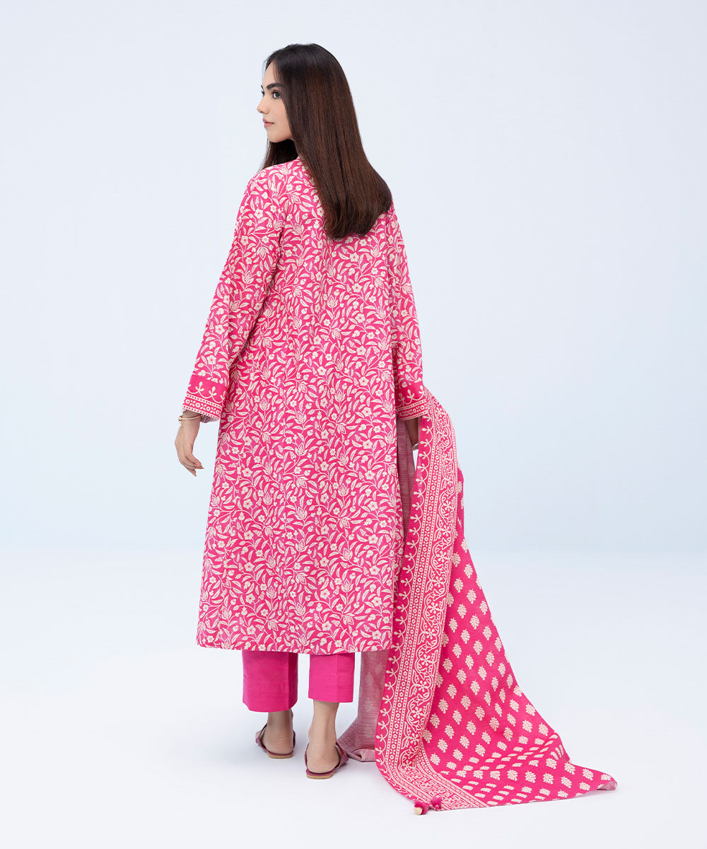 Sapphire - 2 Piece - Printed Khaddar Suit