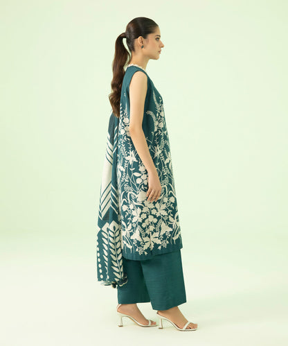 Sapphire - 2 Piece - Printed Khaddar Suit