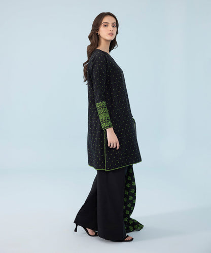 Sapphire - 2 Piece - Printed Khaddar Suit