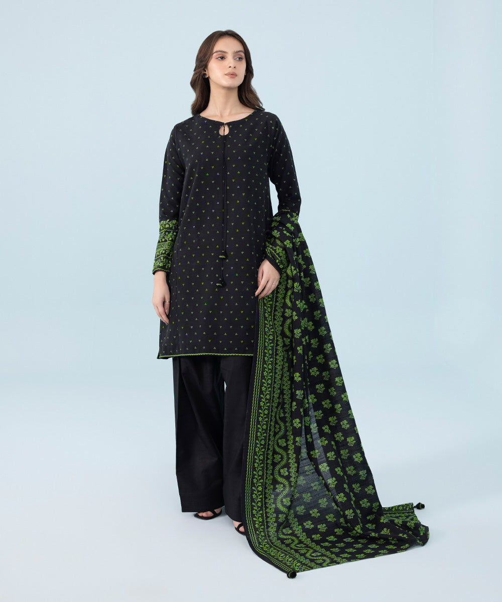 Sapphire - 2 Piece - Printed Khaddar Suit