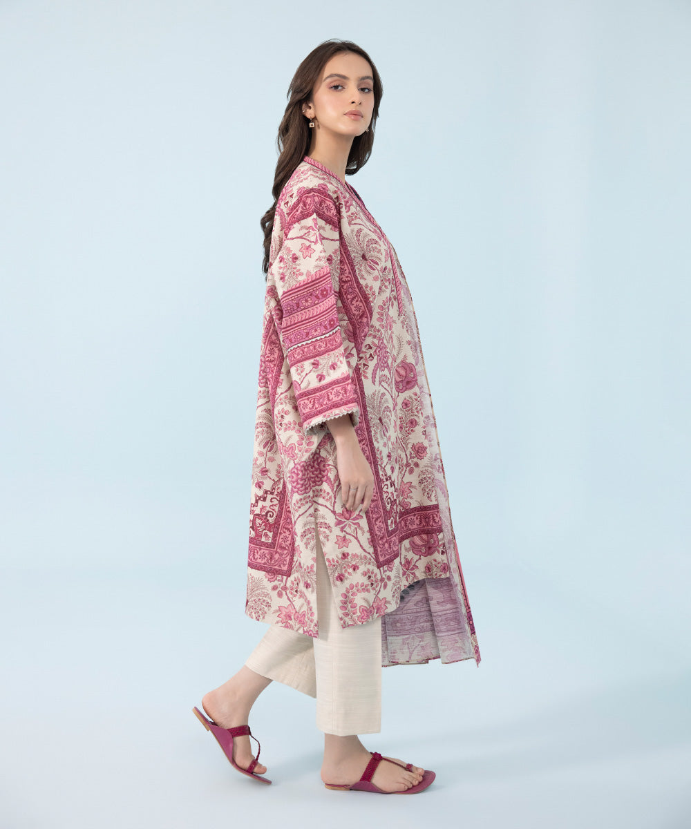 Sapphire - 2 Piece - Printed Khaddar Suit