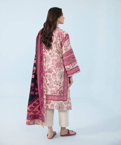 Sapphire - 2 Piece - Printed Khaddar Suit