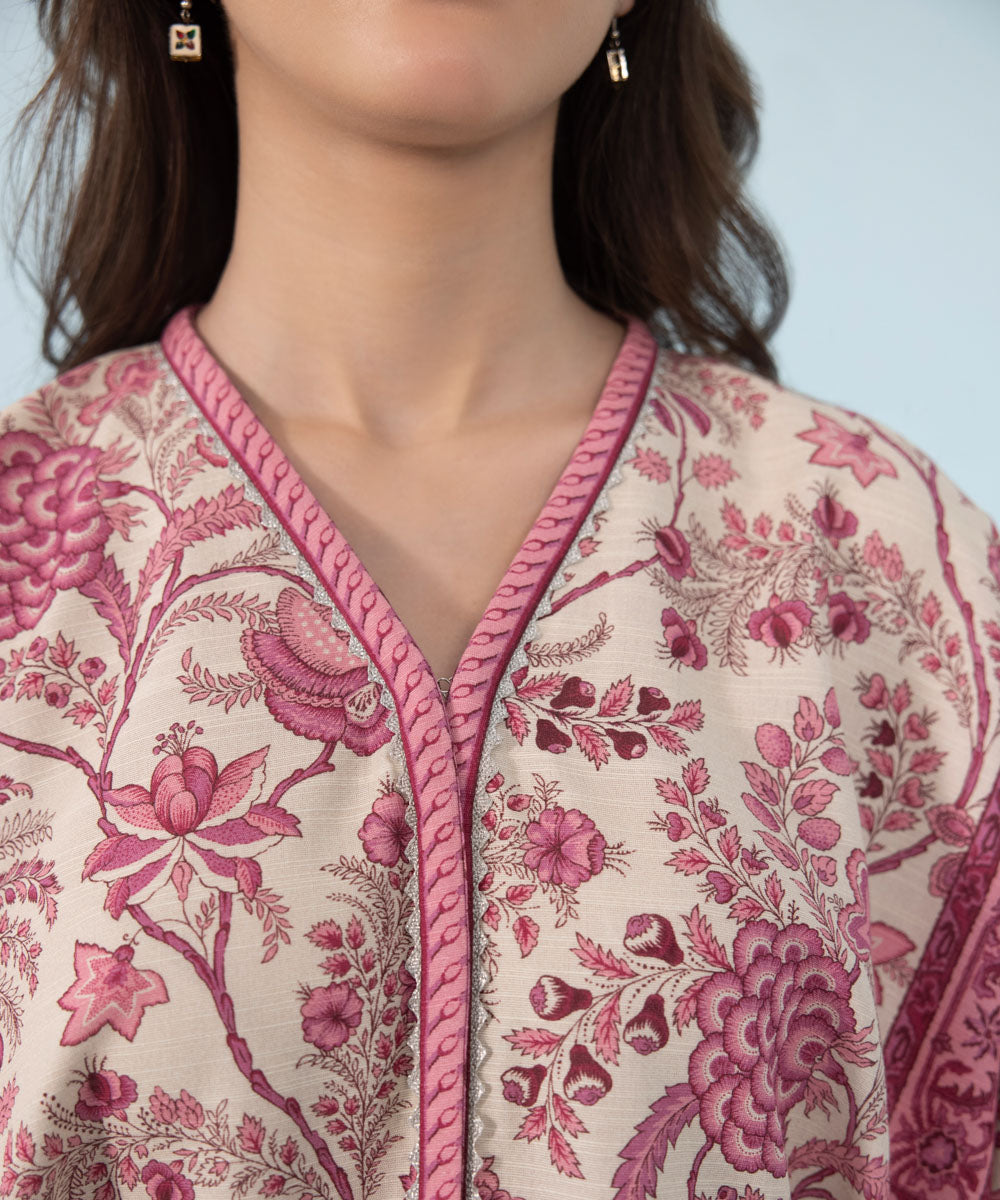 Sapphire - 2 Piece - Printed Khaddar Suit
