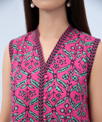 Sapphire - 2 Piece - Printed Khaddar Suit