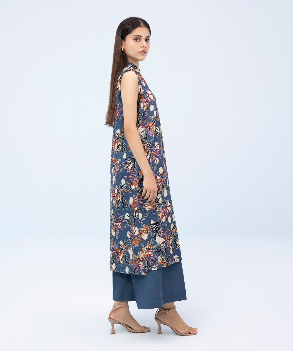 Sapphire - 2 Piece - Printed Khaddar Suit