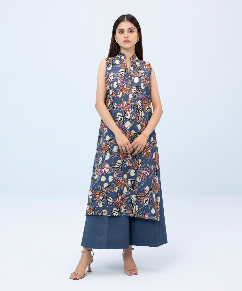 Sapphire - 2 Piece - Printed Khaddar Suit