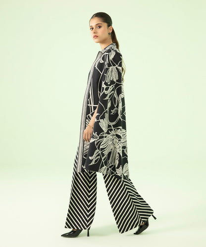 Sapphire - 2 Piece - Printed Khaddar Suit