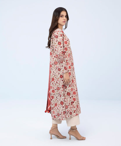 Sapphire - 3 Piece - Printed Khaddar Suit