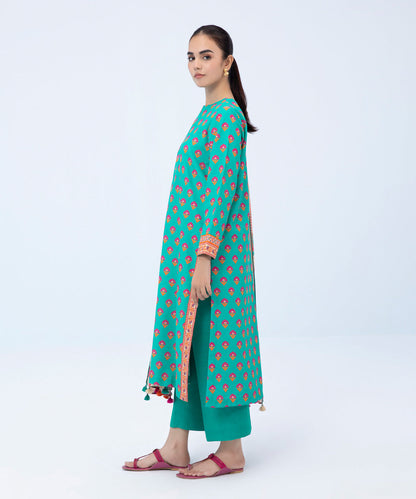 Sapphire - 3 Piece - Printed Khaddar Suit