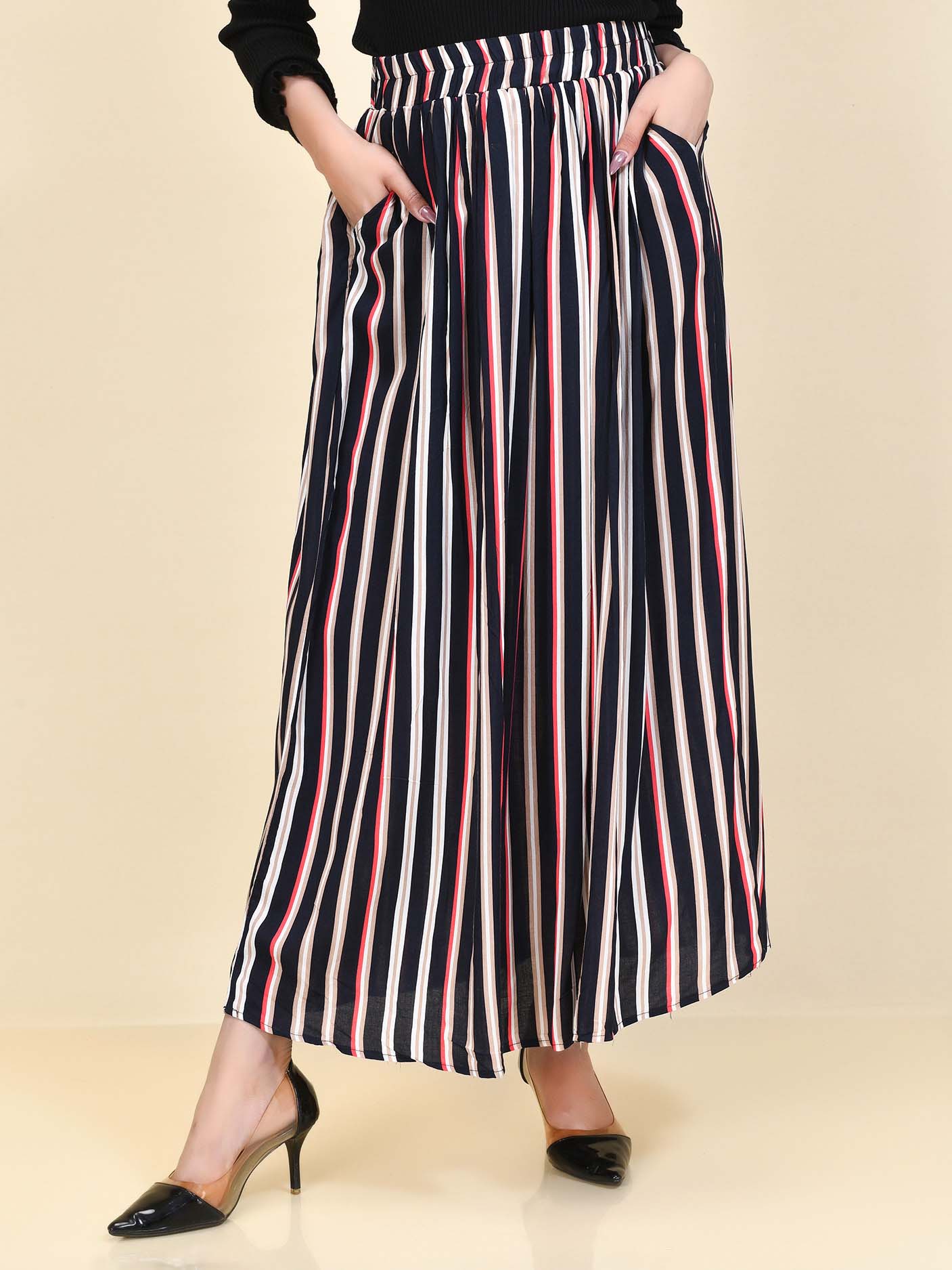 Limelight - Striped Grip Skirt