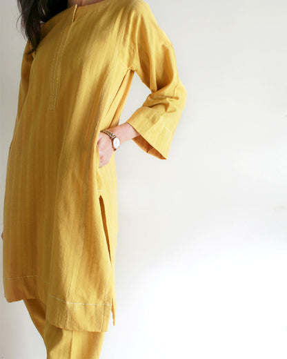 Ayesha Naveed - Aria Set - yellow green