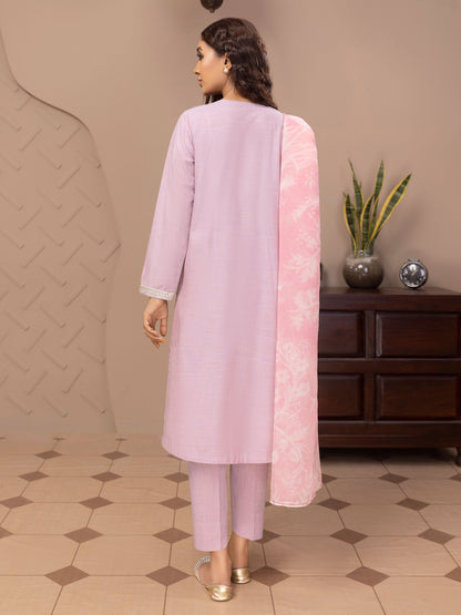 3 Piece Yarn Dyed Suit-Embroidered (Unstitched)