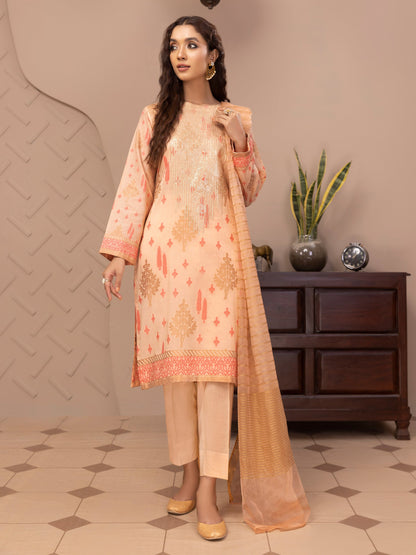 Limelight - 3 Piece Jacquard Suit-Embroidered (Unstitched)