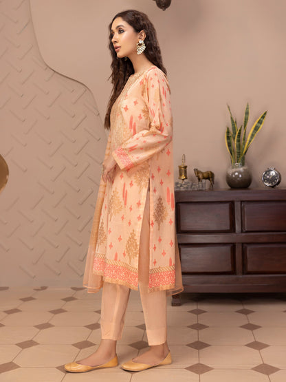 Limelight - 3 Piece Jacquard Suit-Embroidered (Unstitched)