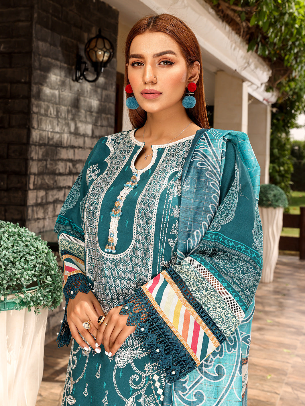 Binilyas - D#2022A | 3 Piece Luxury Unstitched