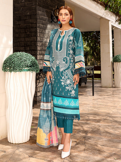 Binilyas - D#2022A | 3 Piece Luxury Unstitched