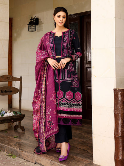 Binilyas - D#2024A | 3 Piece Luxury Unstitched