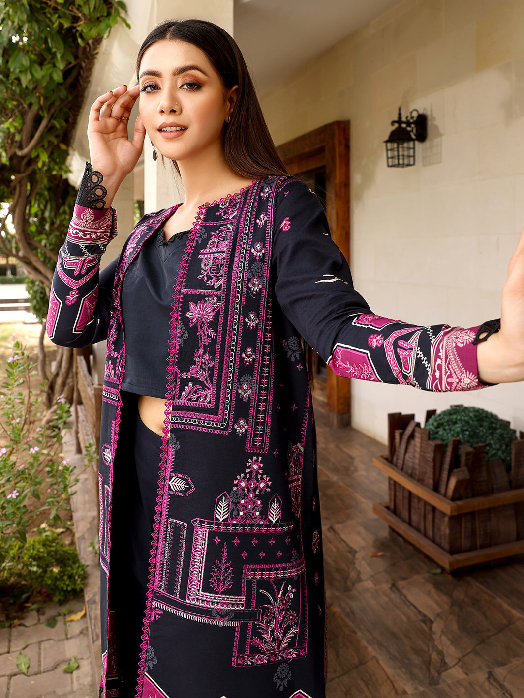 Binilyas - D#2024A | 3 Piece Luxury Unstitched