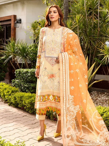 Binilyas - D#2023A | 3 Piece Luxury Unstitched