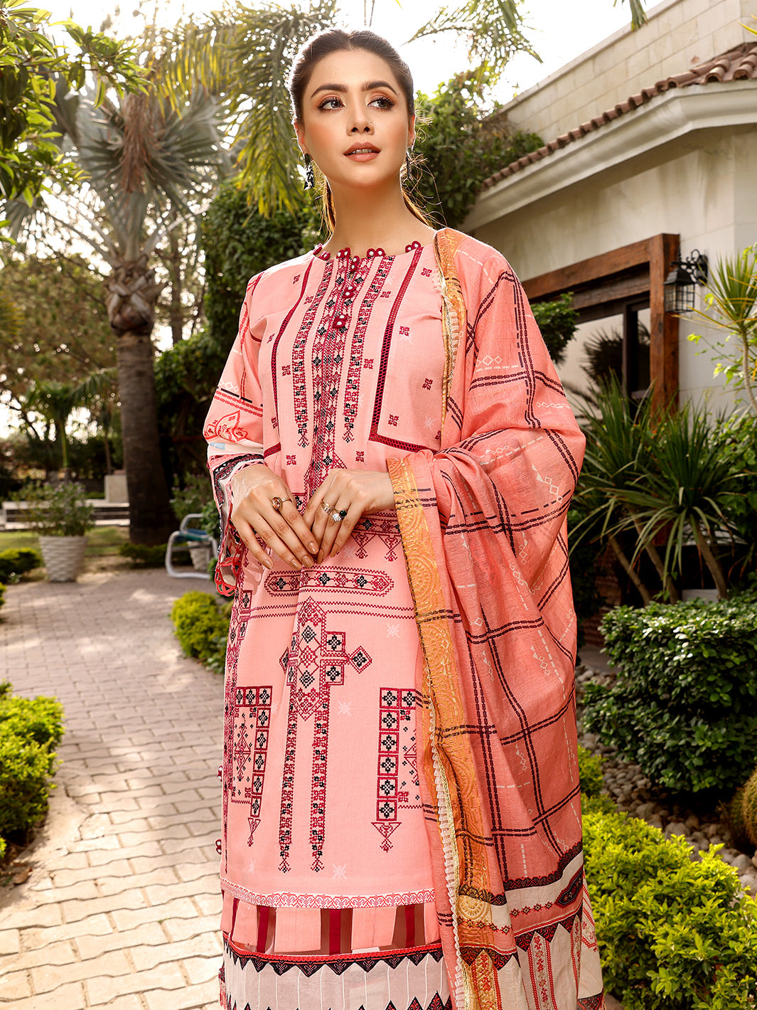 Binilyas - D#2019A | 3 Piece Luxury Unstitched