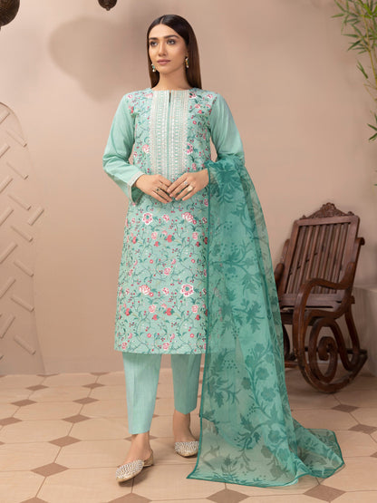 3 Piece Yarn Dyed Suit-Embroidered (Unstitched)