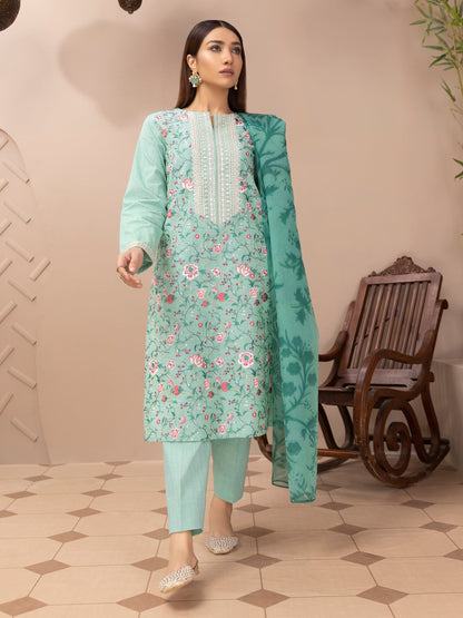 3 Piece Yarn Dyed Suit-Embroidered (Unstitched)