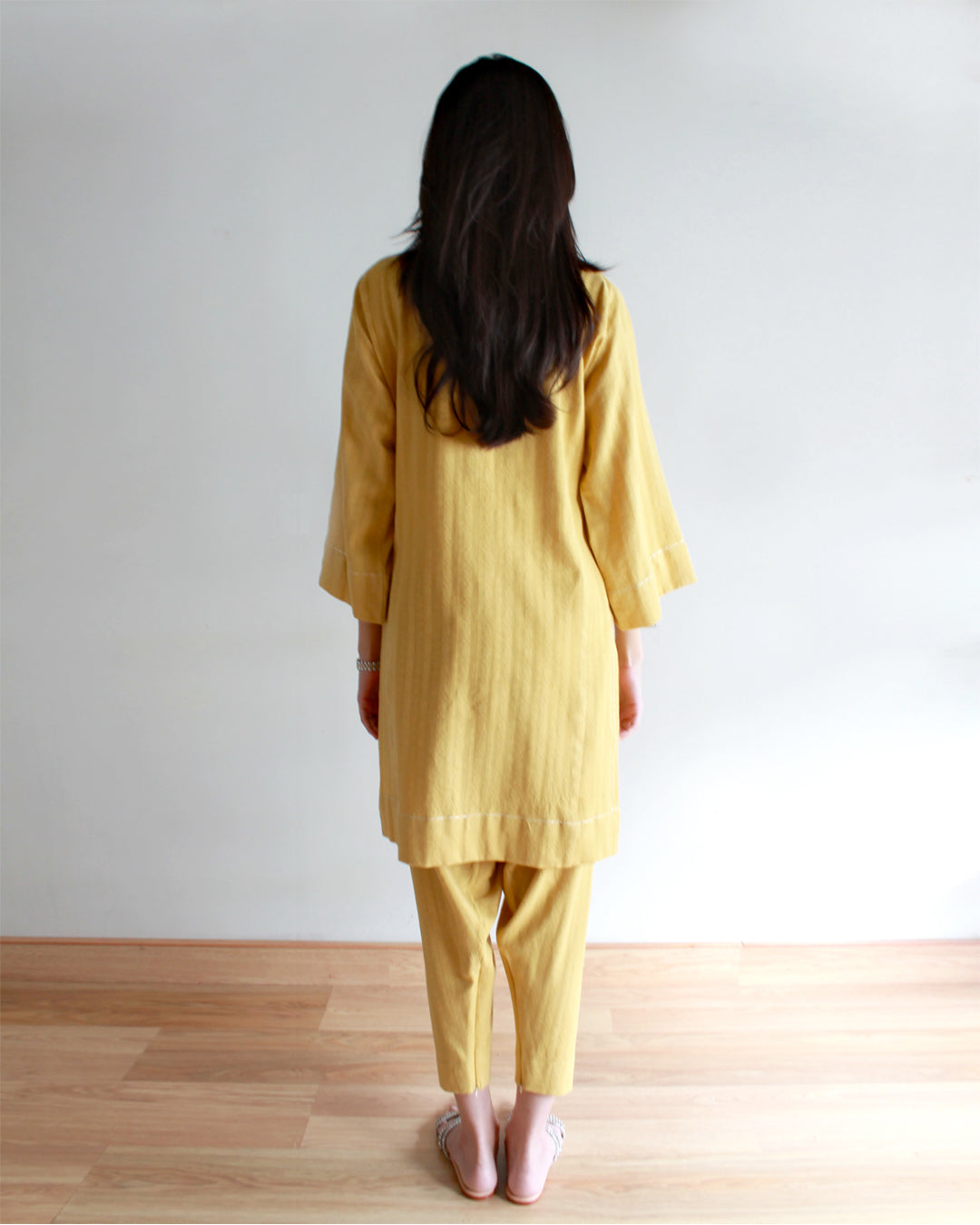 Ayesha Naveed - Aria Set - yellow green
