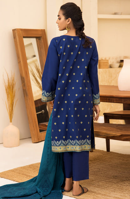 Orient - Unstitched 3 Piece Embroidered Khaddar Shirt , Pant and Khaddar Dupatta