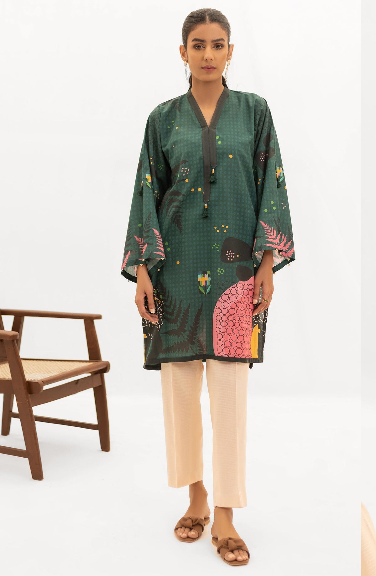 Orient - Unstitched 1 Piece Printed Lawn Shirt
